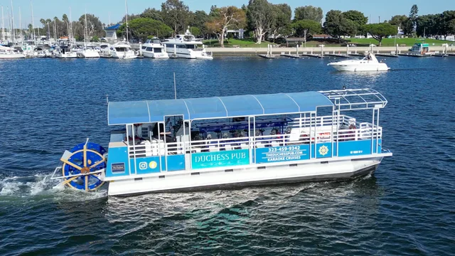 The Duchess Pub cruising through Marina del Rey
