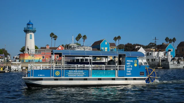 The Duchess Pub beside the colorful waterfront